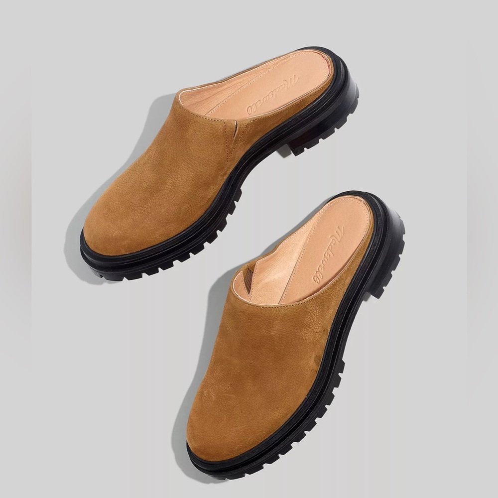 MADEWELL Bradley Lugsole Mule in Nubuck NWT